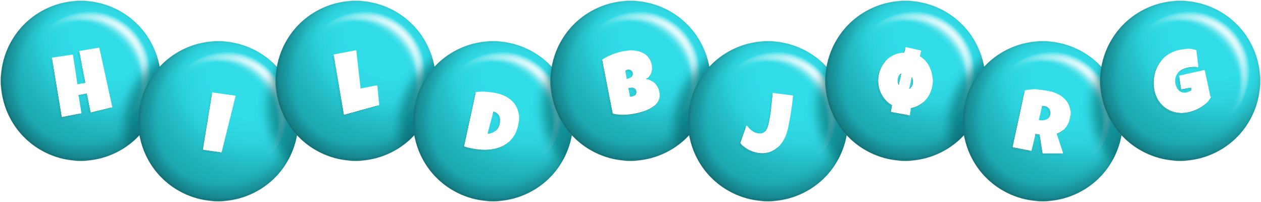 Hildbjørg candy-azur logo