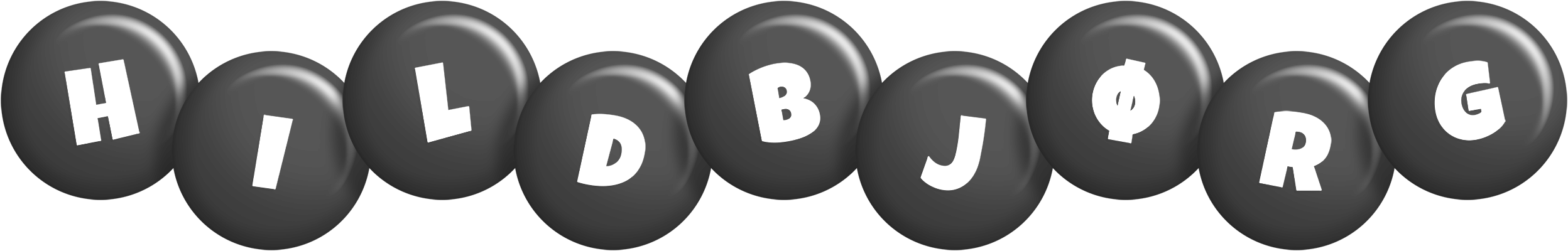 Hildbjørg candy-black logo