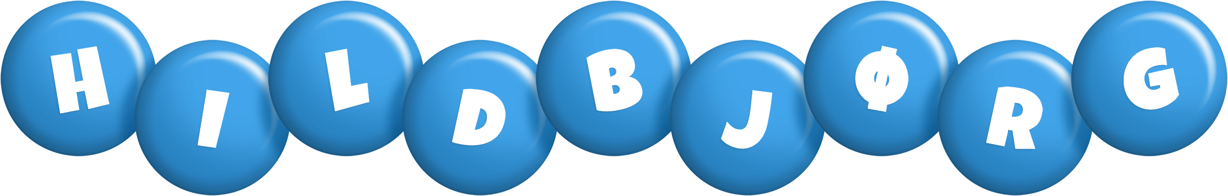 Hildbjørg candy-blue logo