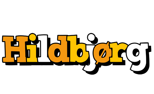 Hildbjørg cartoon logo
