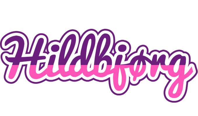 Hildbjørg cheerful logo