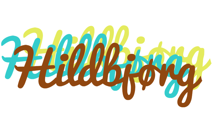 Hildbjørg cupcake logo