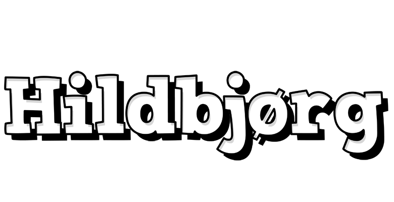 Hildbjørg snowing logo