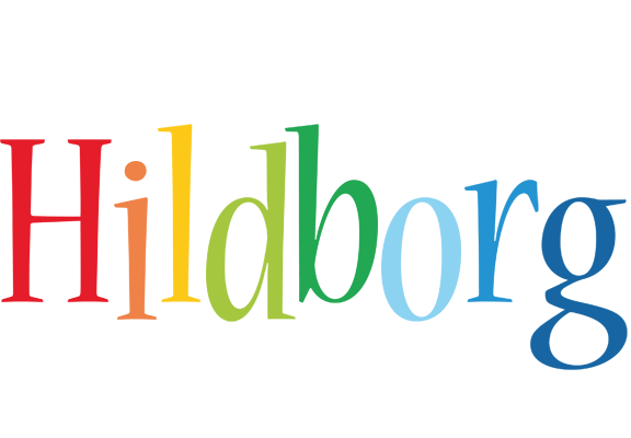 Hildborg birthday logo