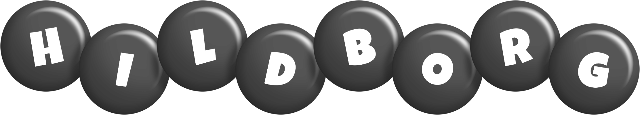 Hildborg candy-black logo