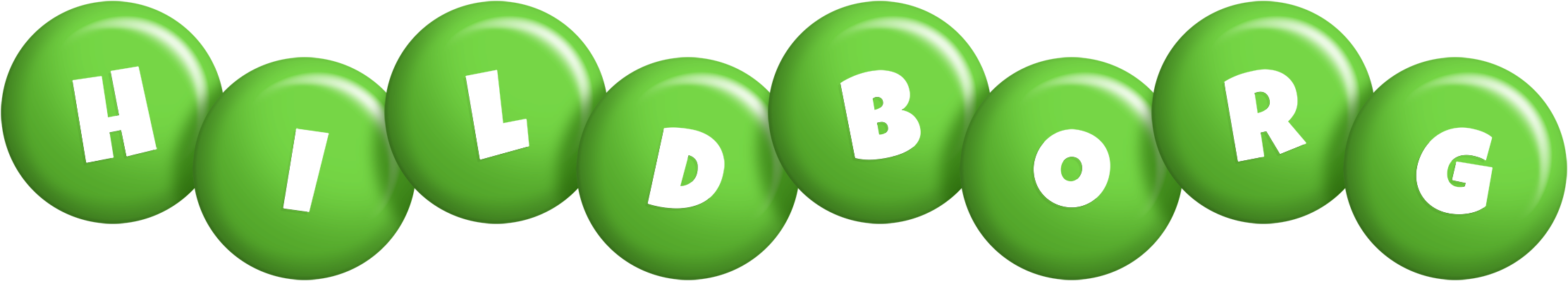 Hildborg candy-green logo