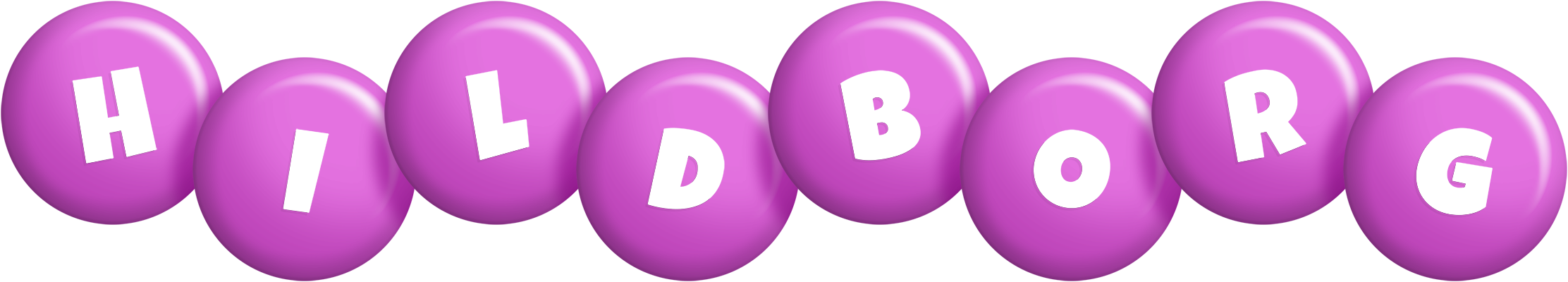 Hildborg candy-purple logo
