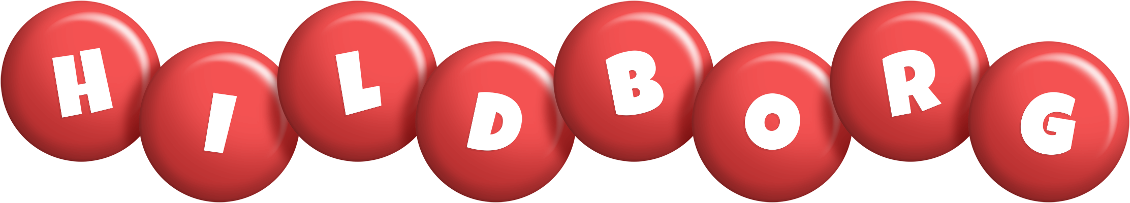 Hildborg candy-red logo