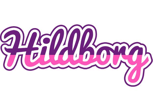 Hildborg cheerful logo
