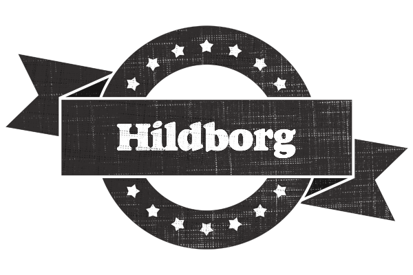 Hildborg grunge logo