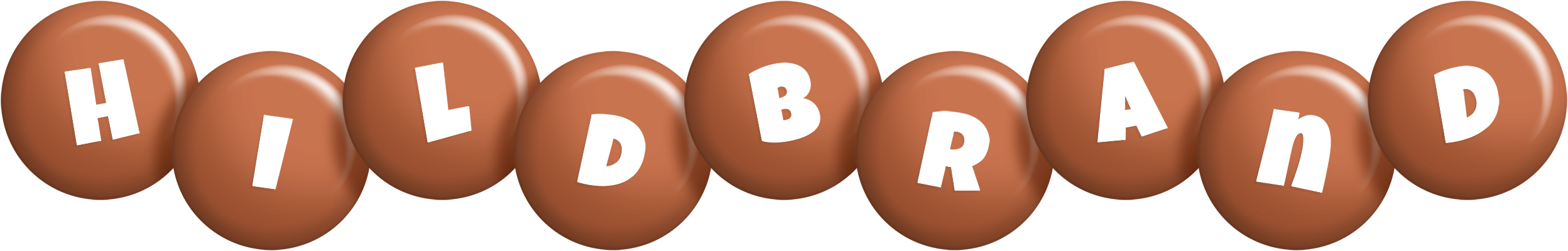 Hildbrand candy-brown logo