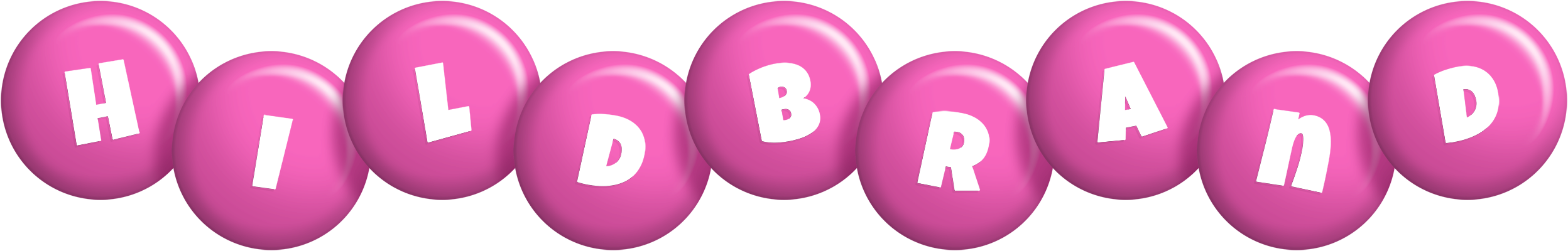 Hildbrand candy-pink logo