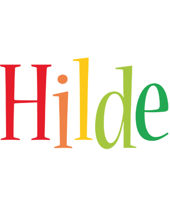 Hilde birthday logo