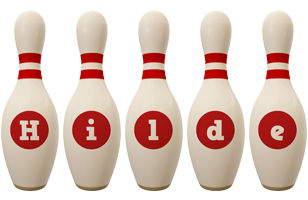 Hilde bowling-pin logo