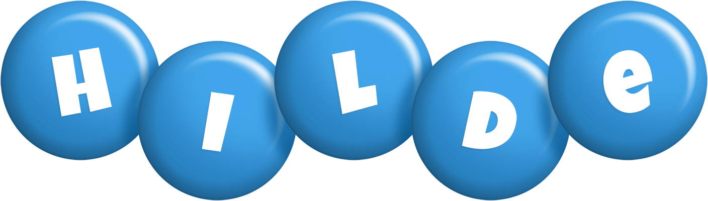 Hilde candy-blue logo