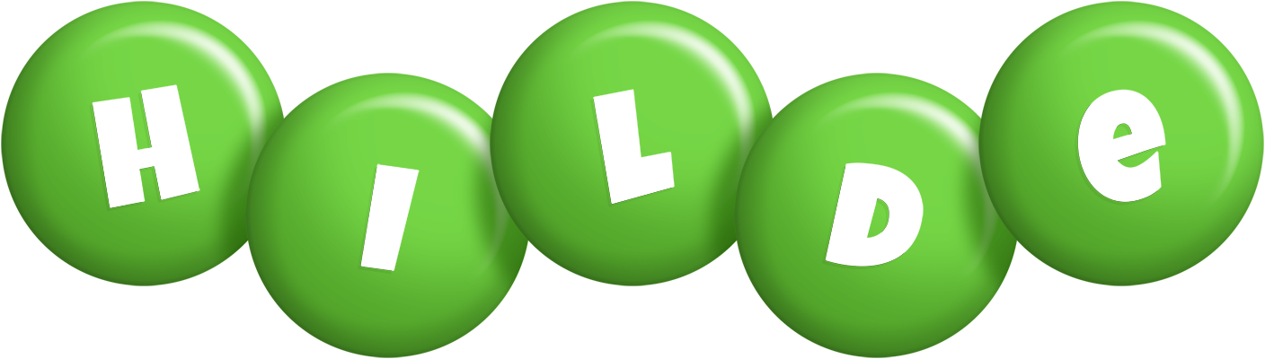 Hilde candy-green logo