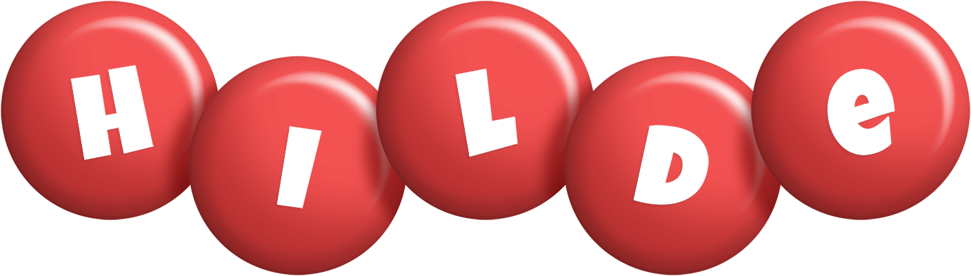 Hilde candy-red logo