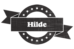 Hilde grunge logo