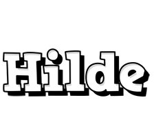 Hilde snowing logo