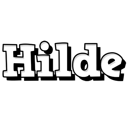 Hilde snowing logo