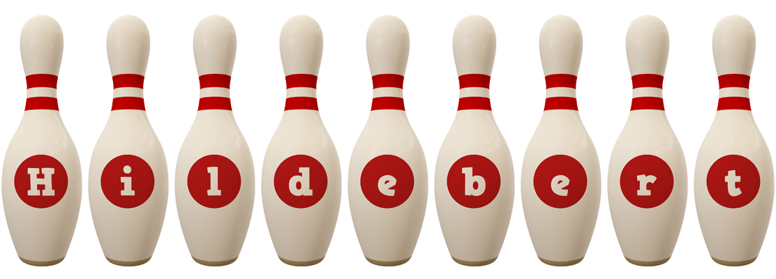 Hildebert bowling-pin logo