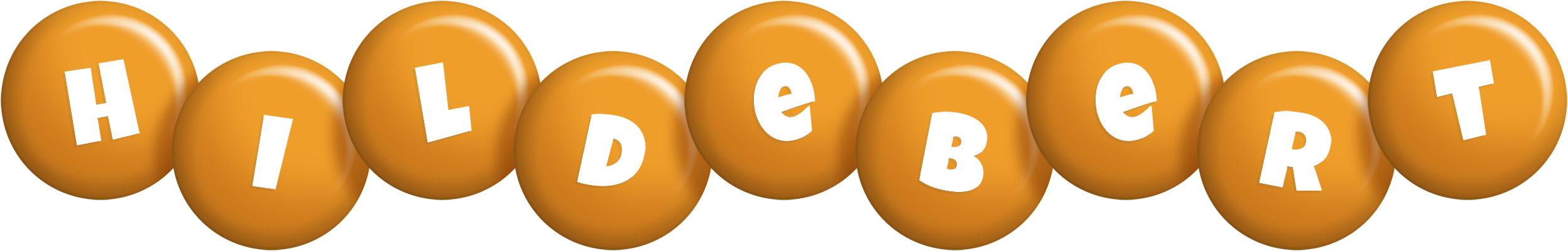 Hildebert candy-orange logo