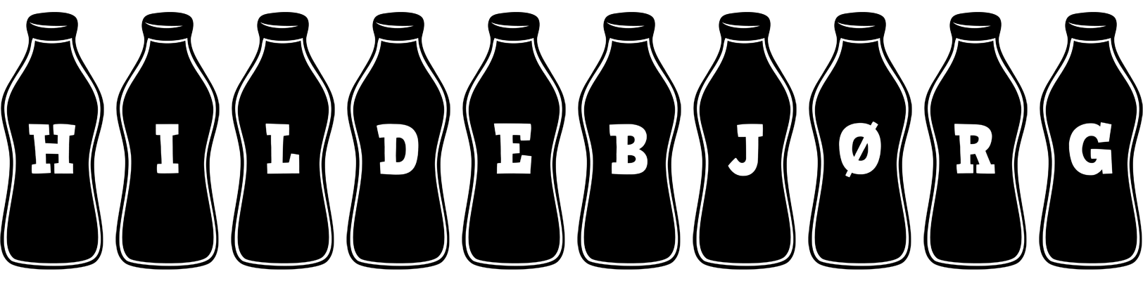 Hildebjørg bottle logo
