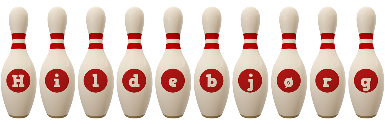 Hildebjørg bowling-pin logo