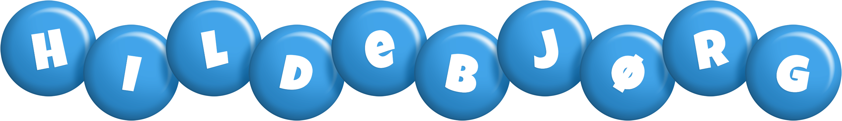 Hildebjørg candy-blue logo