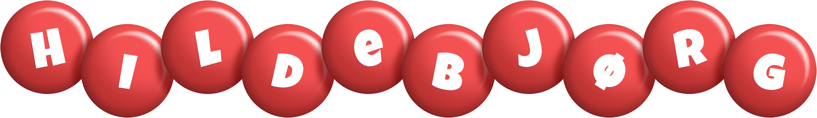 Hildebjørg candy-red logo