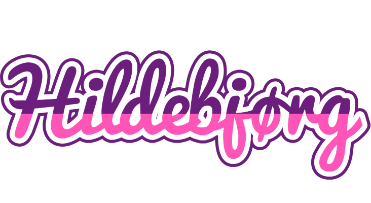 Hildebjørg cheerful logo