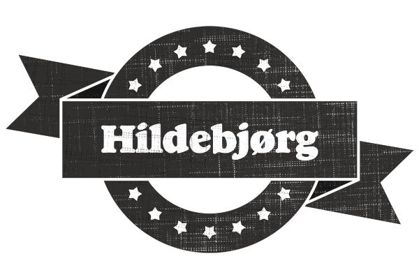Hildebjørg grunge logo