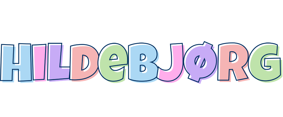 Hildebjørg pastel logo