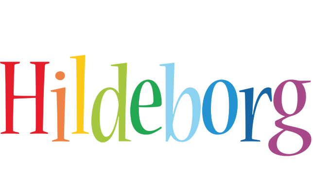 Hildeborg birthday logo