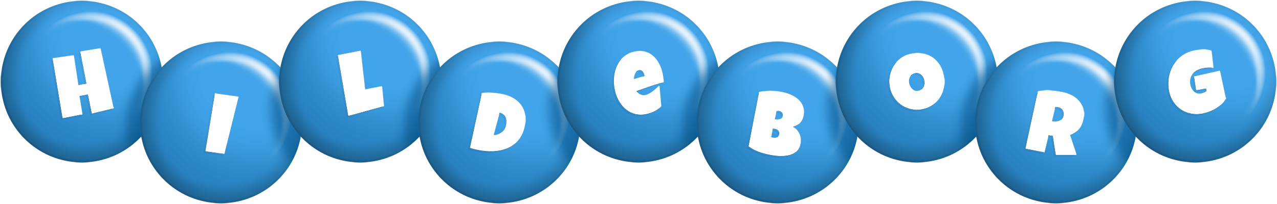 Hildeborg candy-blue logo