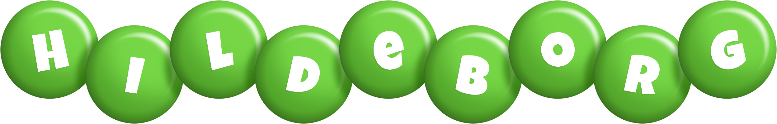 Hildeborg candy-green logo