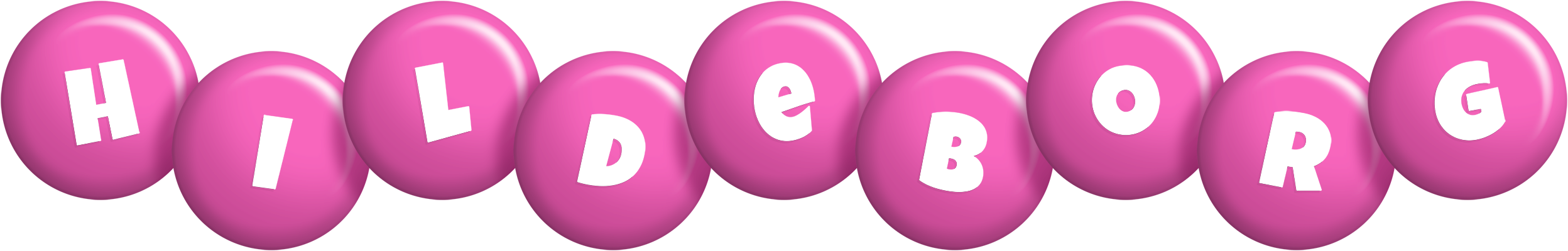 Hildeborg candy-pink logo