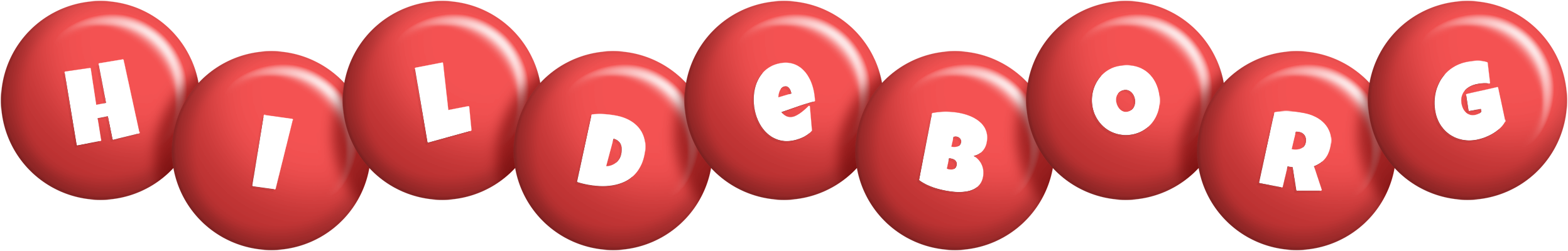 Hildeborg candy-red logo