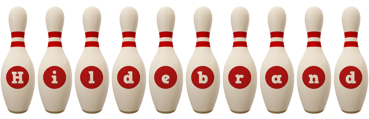 Hildebrand bowling-pin logo