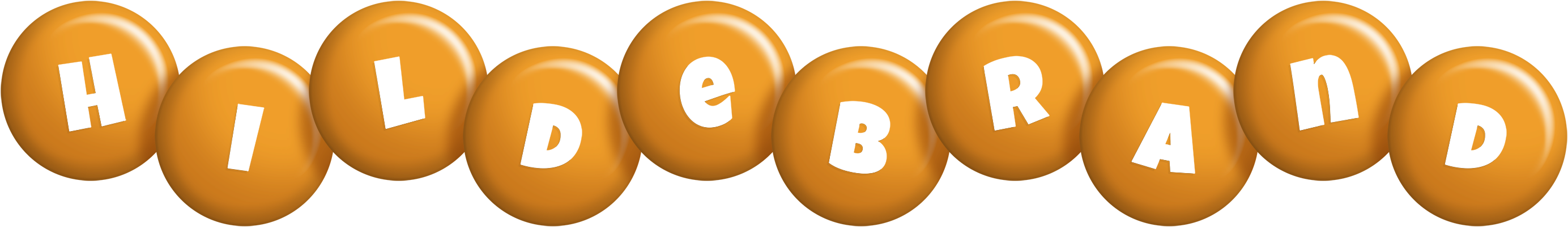 Hildebrand candy-orange logo