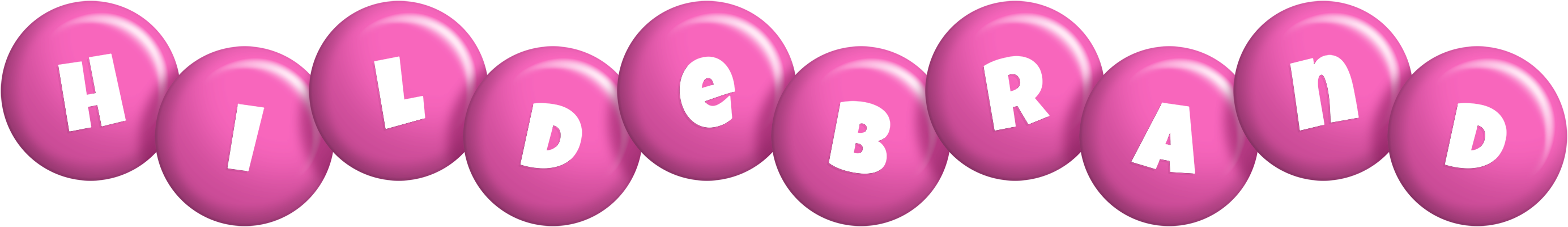 Hildebrand candy-pink logo