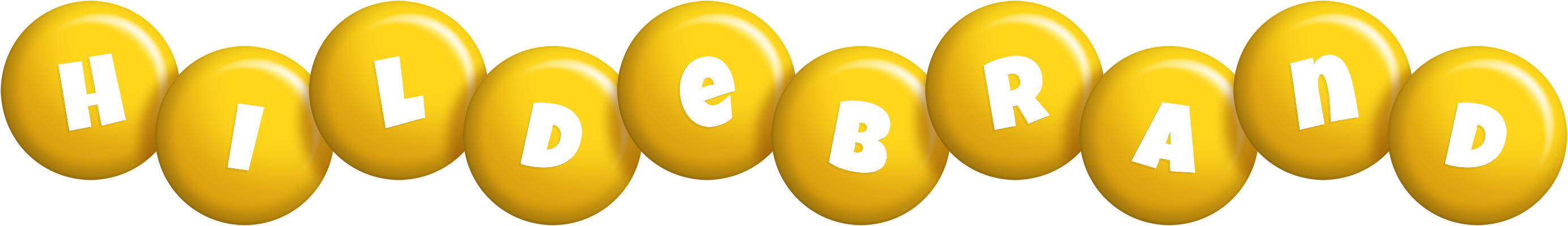 Hildebrand candy-yellow logo