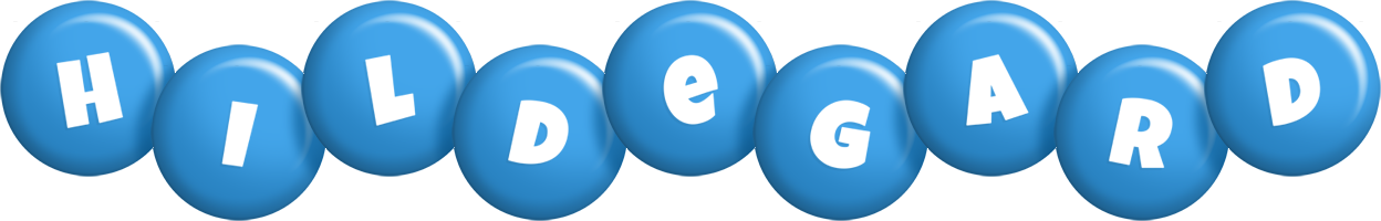Hildegard candy-blue logo
