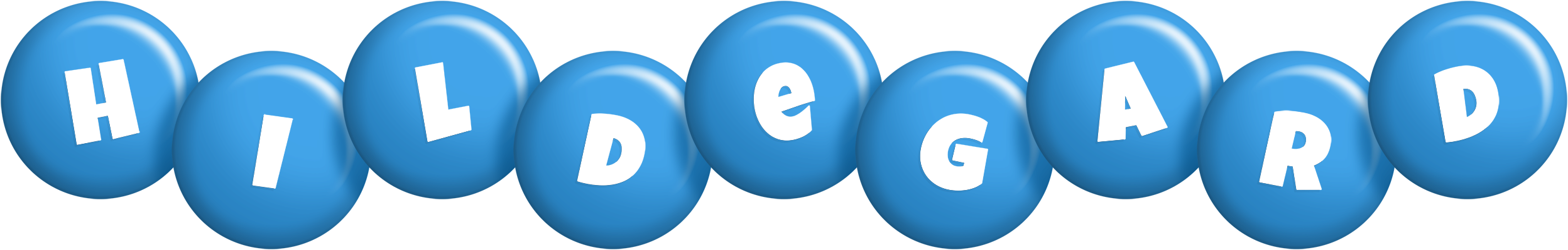 Hildegard candy-blue logo