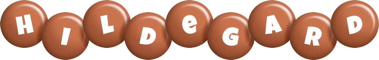 Hildegard candy-brown logo