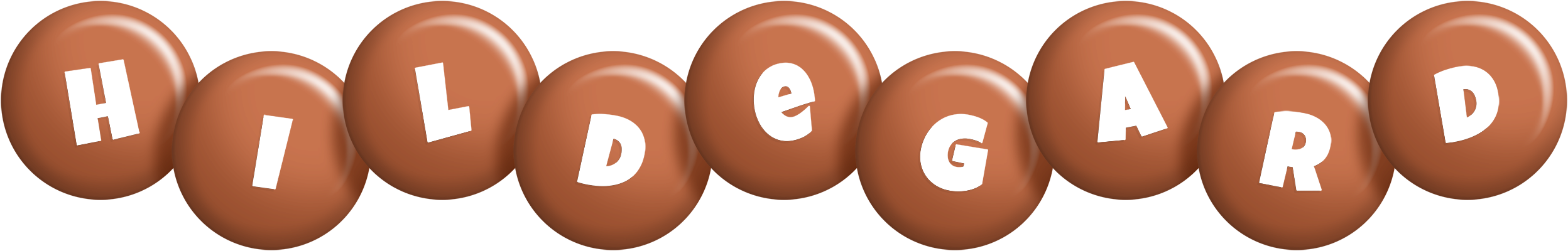 Hildegard candy-brown logo