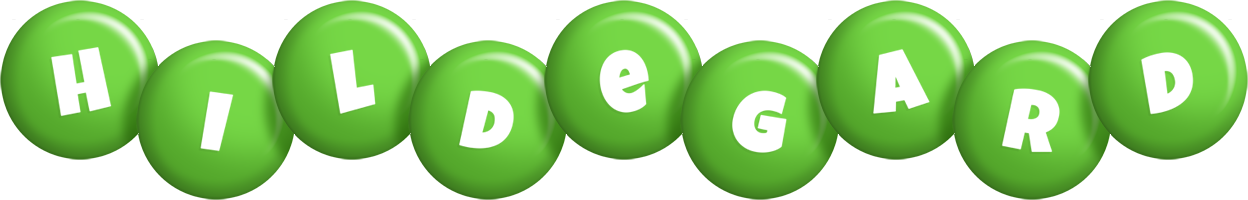 Hildegard candy-green logo