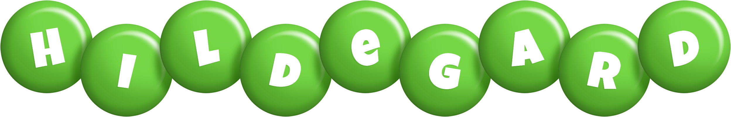 Hildegard candy-green logo