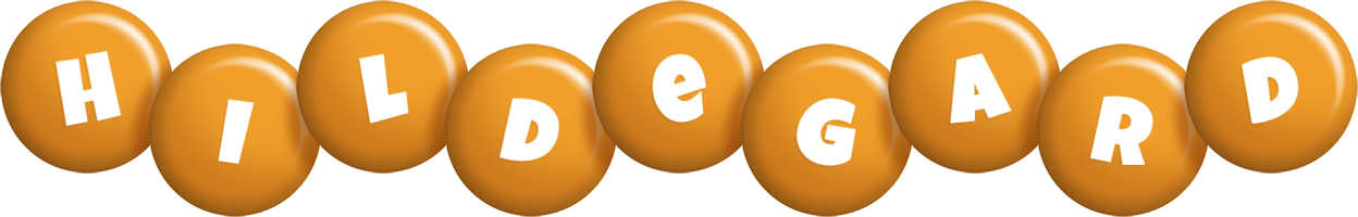 Hildegard candy-orange logo