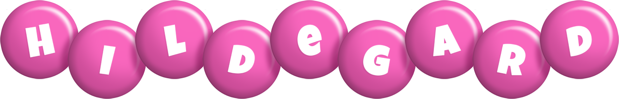 Hildegard candy-pink logo